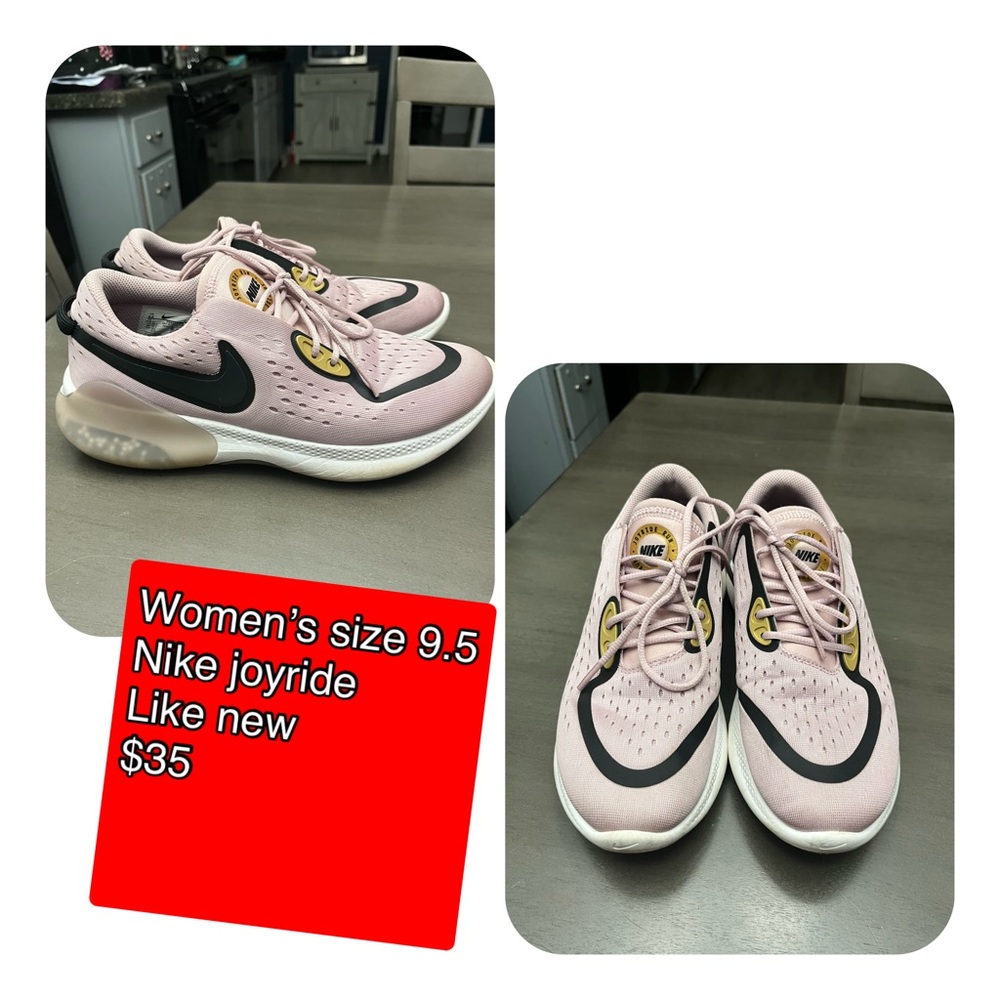 Ladies sneakers like new. Size 9.5 Nike Joyride Run